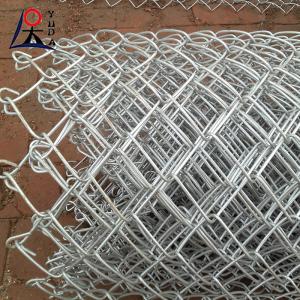 Boundary Privacy Galvanized Chain Link Fence Diamond Hole Cyclone Mesh