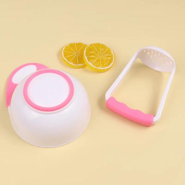 Practical Nontoxic Silicone Dinnerware Set , Odorless Food Masher Bowl