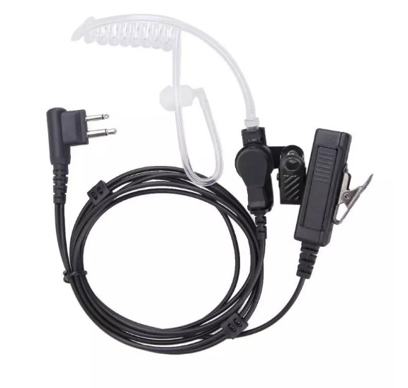 Security Surveillance Acoustic Air Tube Earpiece Headset PTT for Motorola Walkie