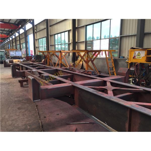 Bomb Cart 40ft Container Trailer , Double / Tri Axle Container Chassis