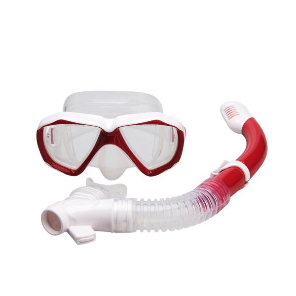 Scuba Diving Snorkel Set Adults Swimming Goggle Mask Combo