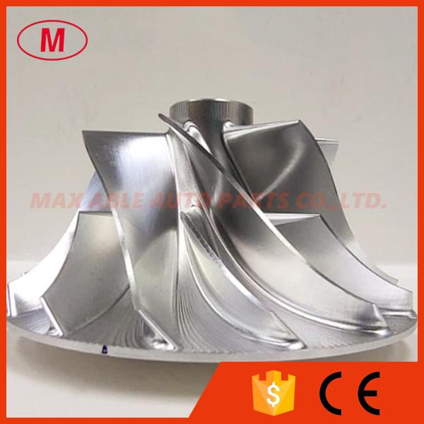 HE300VG/HE351 56.05/86.01mm 7+7 blades LEP style turbo milling/aluminum 2618/billet compressor wheel for Cummins Various