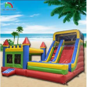 Wholesale Inflatable Castle With Water Slide Dry And Wet Combo Custom Inflatable