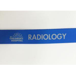 Blue sublimation printing lanyards/ heat transfer lanyards with plastic lobster
