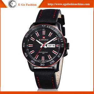 Black Brown Vintage Watch for Business Man Genuine Cow Leather Watch Quartz Watch for Man