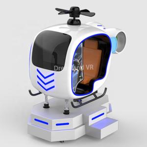 9D VR Helicopter Simulator 280x125x220cm 250kg Capacity