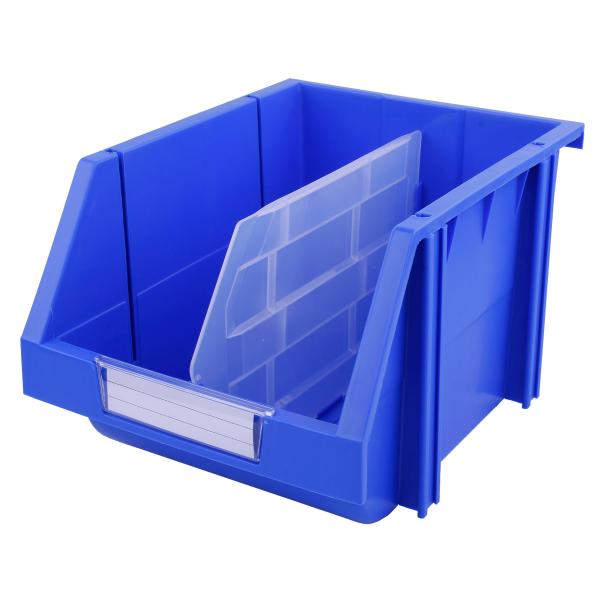 Buy Optimize your warehouse Plastic shelf bin with stackable design and optional divider at wholesale prices