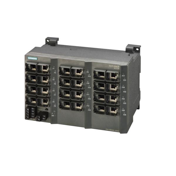 Siemens SCALANCE X224 Managed IE Switch Ndustrial Control Equipment 100%