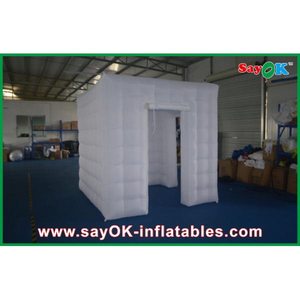 Inflatable Photo Studio White Square Inflatable Photo Booth Large Versatile With