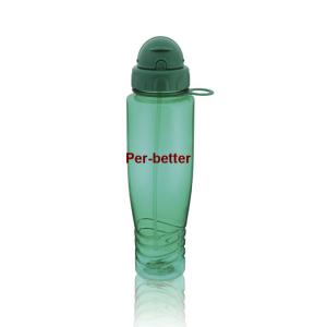 Quality 750ml Tritan water bottle with straw for sale