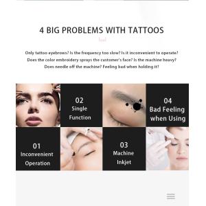 Aluminium Alloy Multifunctional Permanent Tattoo Makeup Pen For Eyeliner