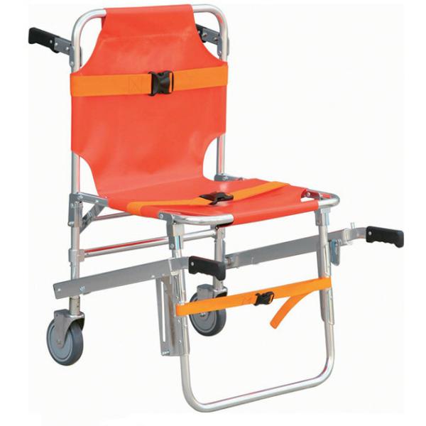 Buy Emergency Aluminum Alloy Stair Chair Stretcher Evacuation Foldaway Lifting Wheelchair at wholesale prices