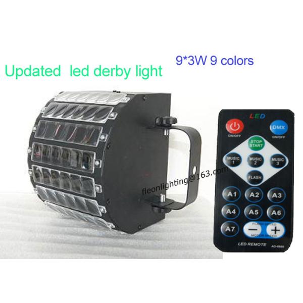 Led Concert Stage Lights , 9 Colors Multi Derby Dj Club Lights, Led effect light dj