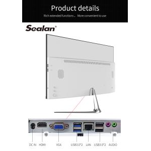 3mm Frame 21.5 inch 23.8 Inch AIO Desktop Computer With Intel HM410 Motherboard