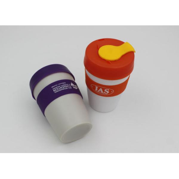 Buy 12OZ Novelty Insulated Plastic Coffee Cup , Non - Toxic Plastic Drinking Cups With Lids at wholesale prices