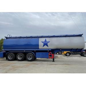 Tri Axle 40000L Oil Transport Q235 Tank Semi Trailer With 4 Compartments