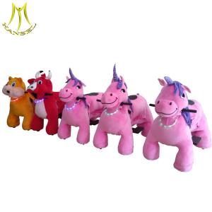 Hansel amusement park stuffed animal cartoon walking animal mall rides