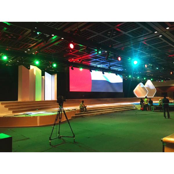 Black Face Indoor Rental Led Display , P3.91 Aluminum High Contrast Full HD Led Display