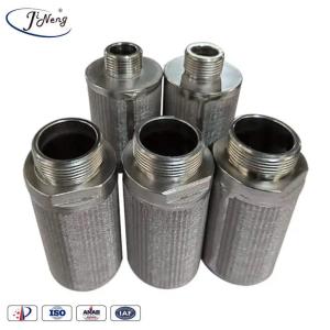 99.9% Efficiency Sintered Powder Filter 0.5-100 Micron Filtration Rating anti