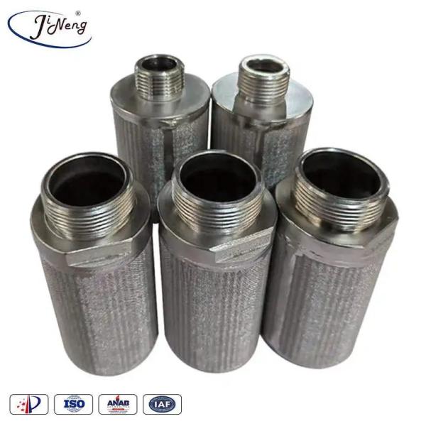 99.9% Efficiency Sintered Powder Filter 0.5-100 Micron Filtration Rating anti