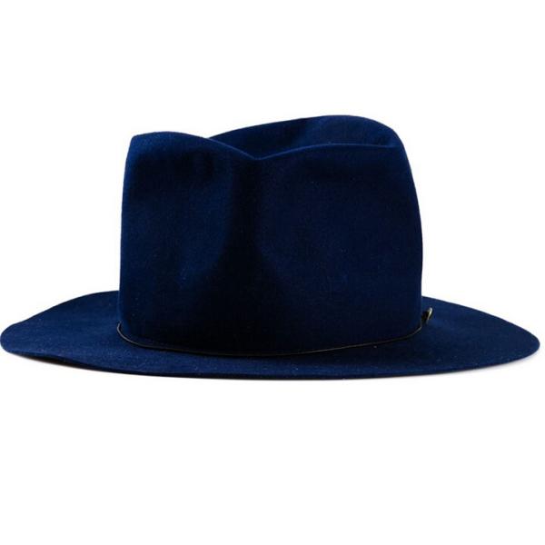 Buy Blue Felt Fashion Lady Hat In China at wholesale prices