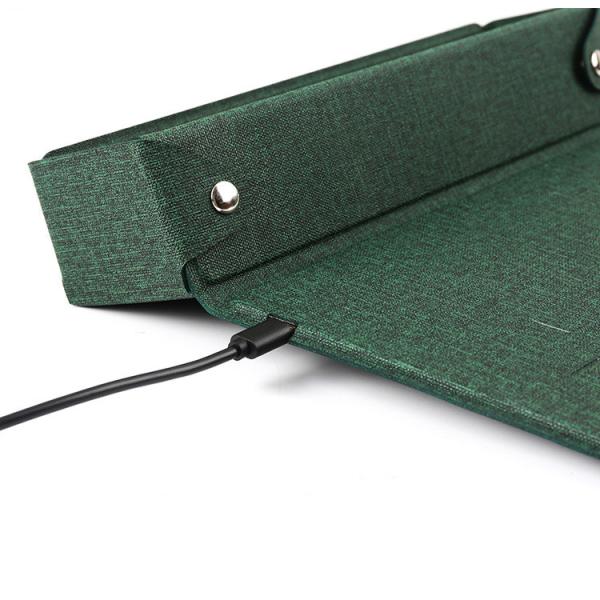 Magnetic Wireless Charging Leather Desk Pad Multifunctional Folding