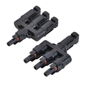 Neopower MC4 One-in-Three Plug & Socket – IP67 Waterproof 3-Way Solar Branch