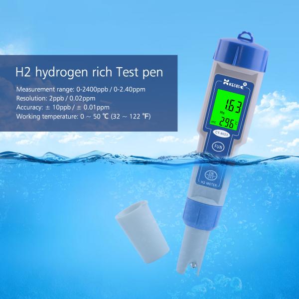 Digital H2 Wastewater Sanitation 2.40ppm Hydrogen Meter