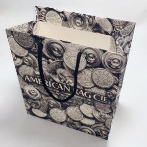 OEM Custom Printed Paper Gift Bags Gravure Pritning Convenient To Carry