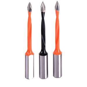 10mmx20mm Shank Through Hole Tungsten Carbide Drill Bit Spiral Flute