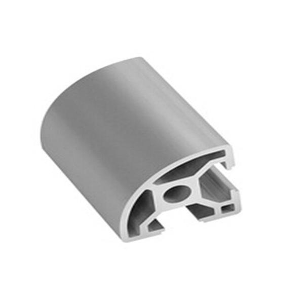 Buy Warehouse Rack / Industrial Automation Extruded Aluminum Profiles Round Angle at wholesale prices