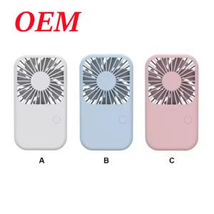Mini Portable Rechargeable Pocket Fan Electric Handheld Air Cooling Fan For