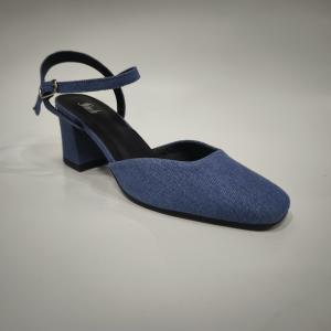 Elegant Womens Chunky Heel Pump Heels For Cocktail Party