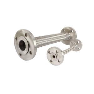Stainless Steel Flanged Metal Hose High Temperature And High Pressure Flanged