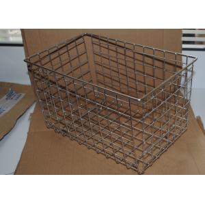Wire Mesh Strainer Disinfection Stackable Wire Baskets Food Grade Metal