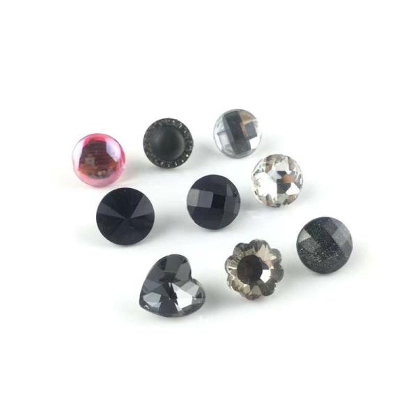 wholesale decorative glass shank button shirt buttons manufactory