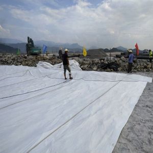 Non-Woven Geotextile Fabric 100% Polyester Pet Non Woven Fabric Geotextiles