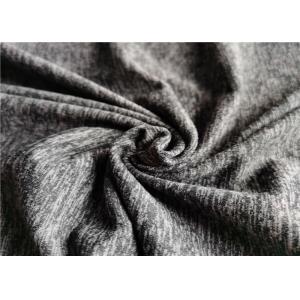 4 Way Stretch Knitted 150 Cm Gray Melange Fabric