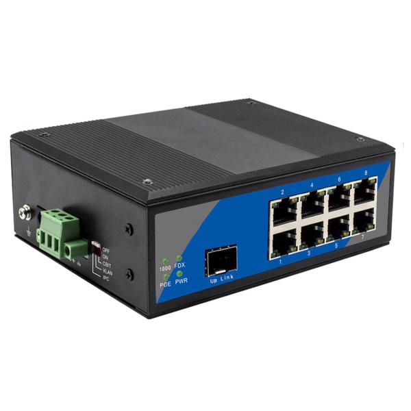 Buy 4 / 8 / 16 / 24 Port Industrial POE Switch With SFP Port Optional at wholesale prices