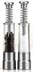 Mini thumb salt or pepper mills