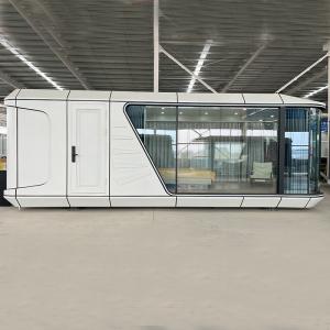 Eco Friendly Prefab Capsule House With Solar Panels Sustainable Container