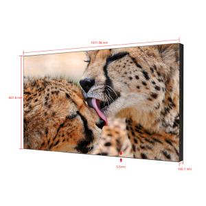 0.8mm gap 500 Cd/m2 4K Digital Signage Video Wall Display solutions 55 Inch For