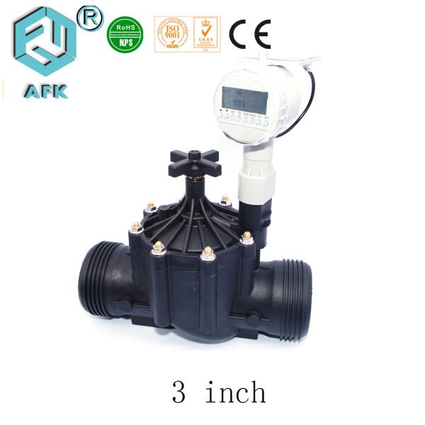 Buy 800Kpa Irrigation Solenoid Valve AC220 AC110V AC24V With Flange Connector at wholesale prices