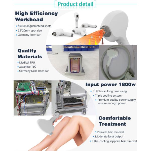 Nubway 2018New 10.4 Inch Screen Keyword pain free 600W high energy 808nm Diode Laser Hair Removal Machine