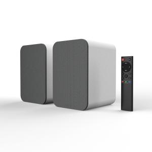 Buy cheap Wireless White Bluetooth Bookshelf Speakers Active For Home Theater from wholesalers