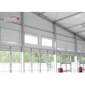 Double PVC Coat Outdoor Trade Show Tent With Clear Windows