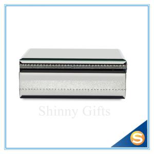 Silver Royal Design Mirror Jewellery box packaging Gift Box