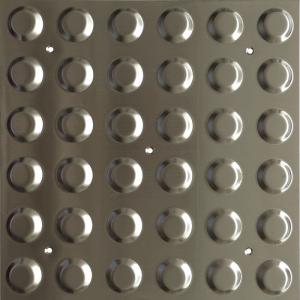 2b Finish Stainless Steel Checker Sheet With Flat Round Projections