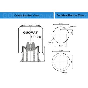 SCANIA Truck Air Springs 1314905 FIRESTONE 1T15M-9 W01 M58 7308 Airtech 133982​