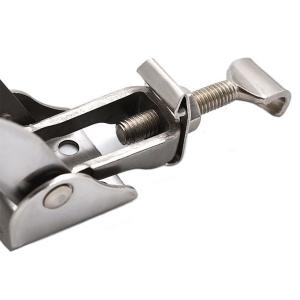 Stainless Steel Lockable Draw Latch , 69x28x18mm Under Center Draw Latches